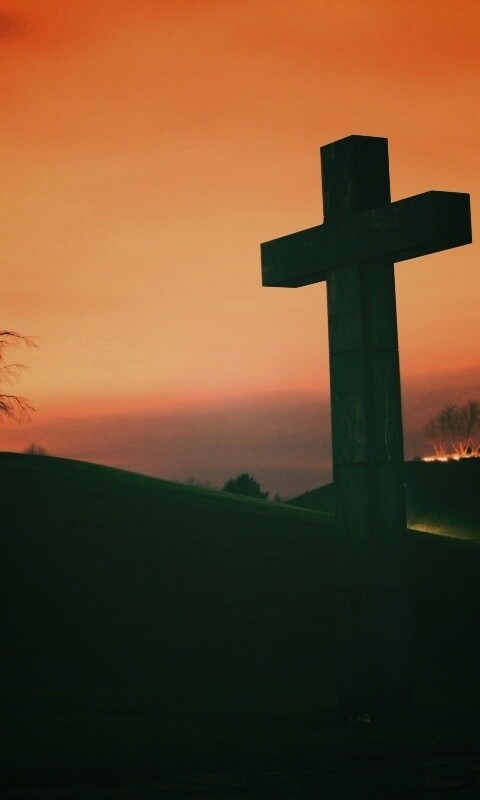 Каменный крест обои