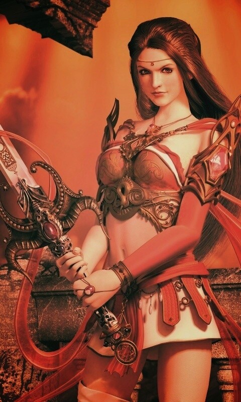 Красный доспех обои