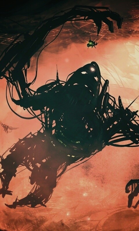 Подзёмный темный монстр обои