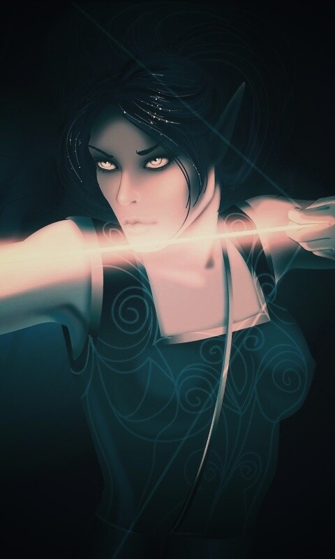 Эльфийская лучница обои