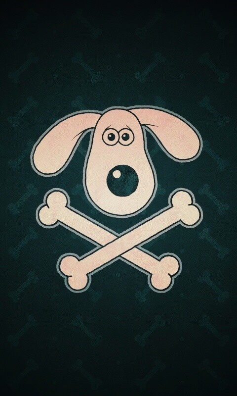 Громит и пересеченные кости обои