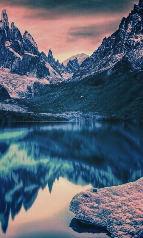 Горное озеро обои