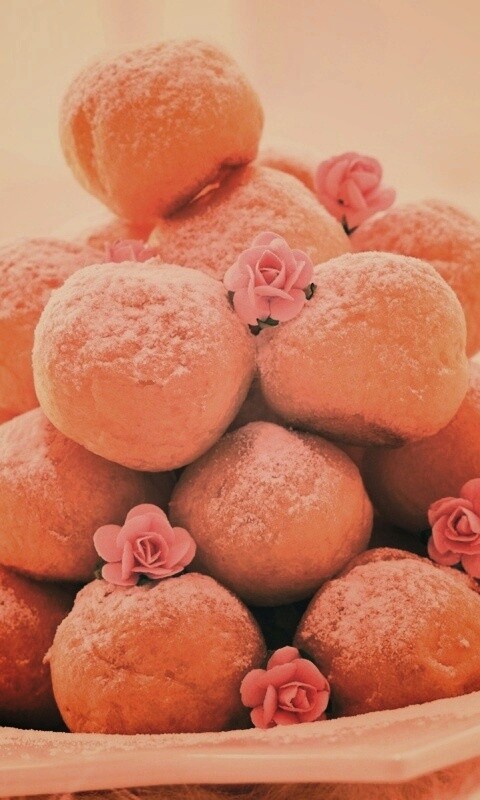 Круглые пироженки обои