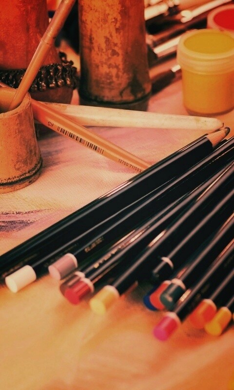 Инструменты художника обои