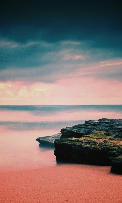 На берегу обои