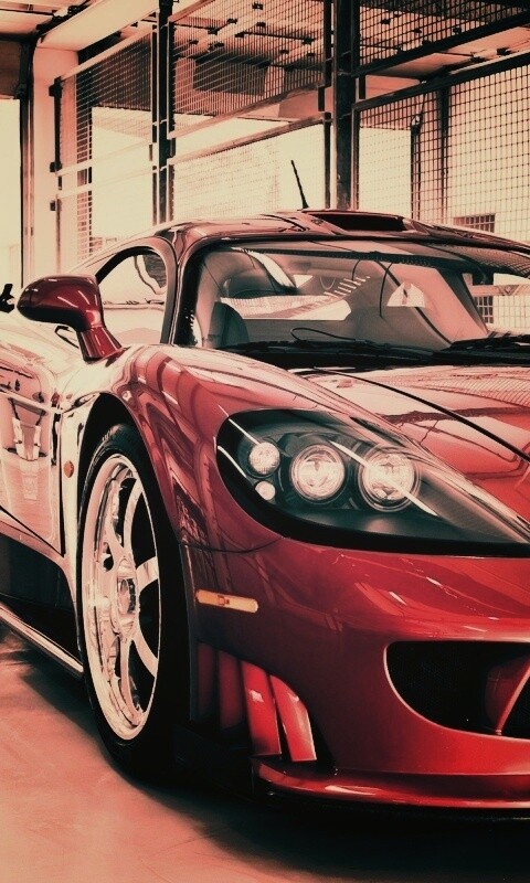 Суперкар бордового цвета обои