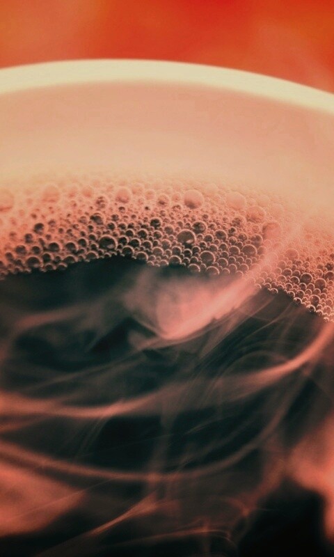 Горячий кофе обои