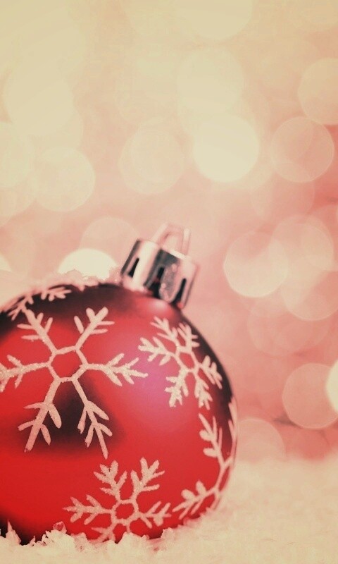 Новогодние игрушки обои