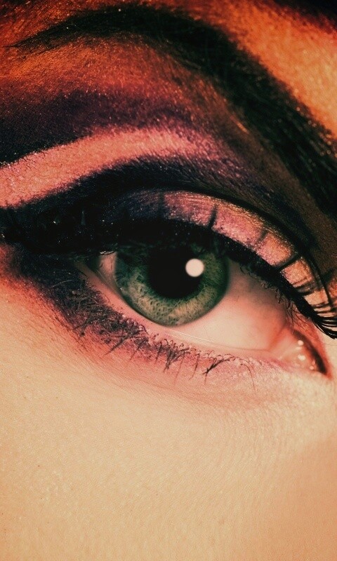 Красивый макияж для глаз обои