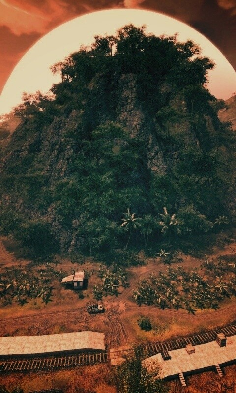 Железная дорога в тропиках из Crysis обои