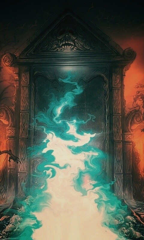 Демонические врата обои