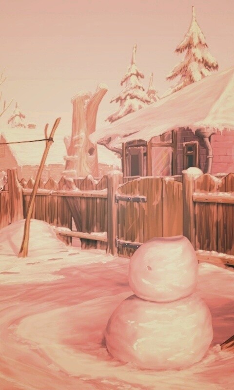 Снеговик обои