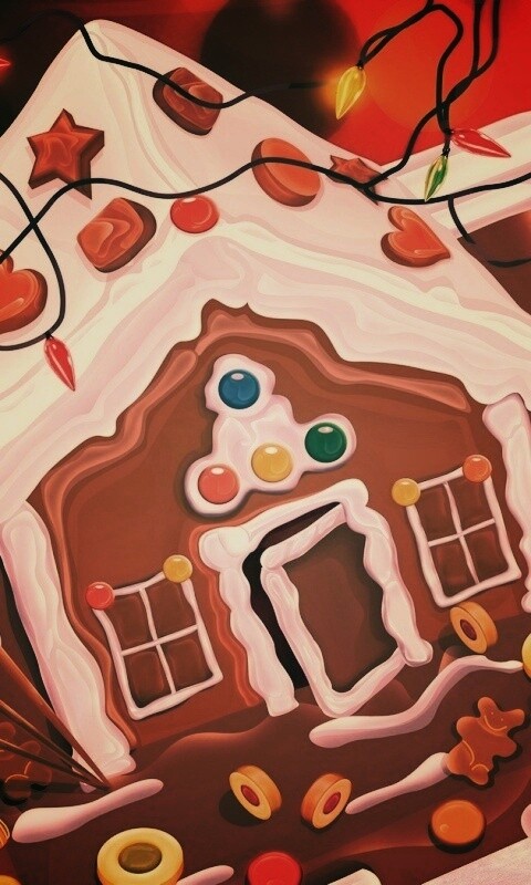 Пряничный домик обои