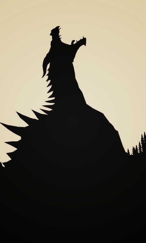 Крик из The Elder Scrolls V: Skyrim обои