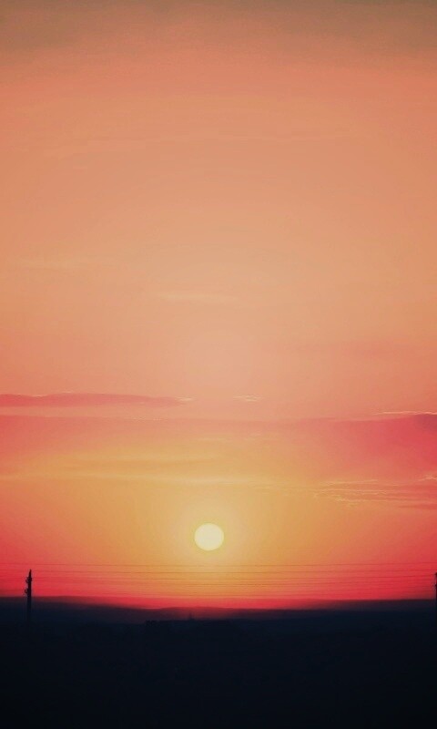 Сказочный закат обои