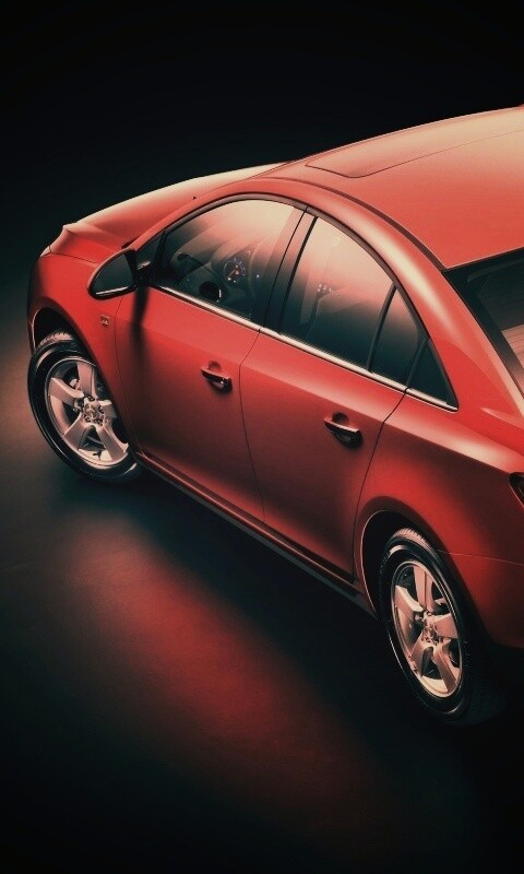Шевроле Cruze красного цвета обои