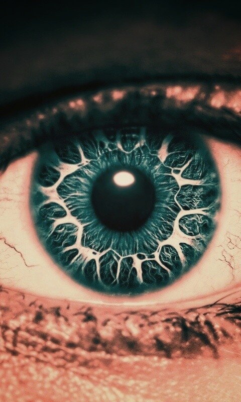 Бирюзовый глаз обои
