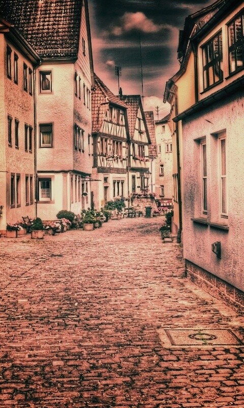 Старый городок обои