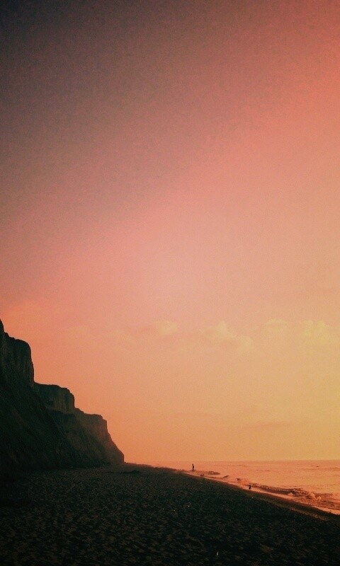 Уединенный пляж обои