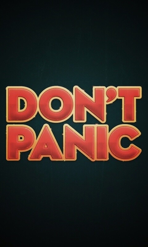 Не паникуй обои