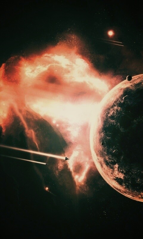 Живописный космос обои