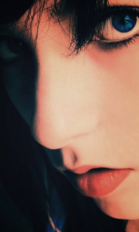 Наушники и девушка обои