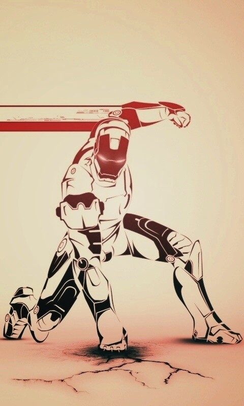 Векторный Железный Человек обои