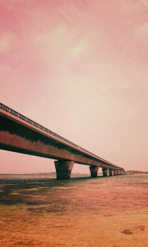 Мост до острова обои