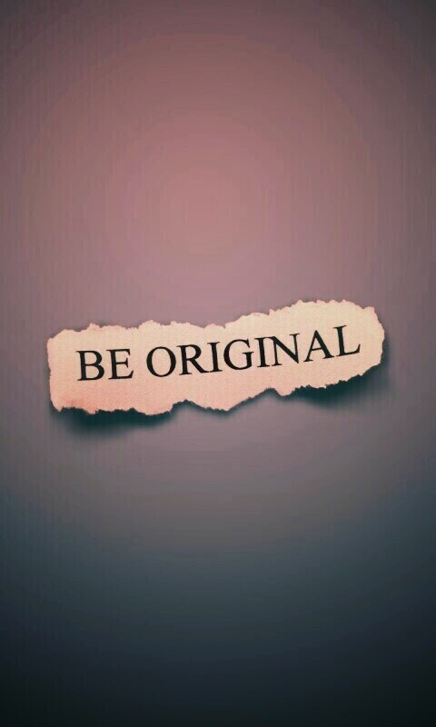 Будь оригинален обои