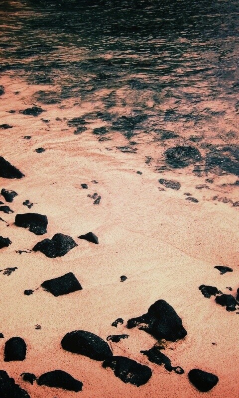 Каменистый берег обои