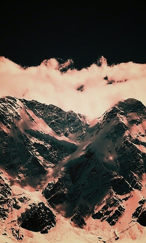 Снежные горы обои