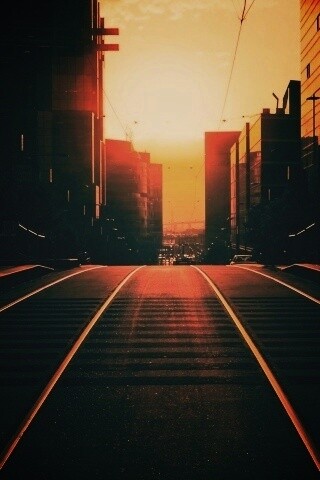 Трамвайные пути обои