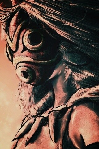 Страшная маска обои