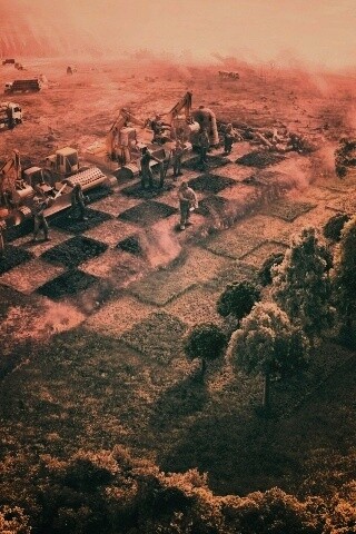 Цивилизация против природы обои