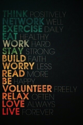 Think possitively обои