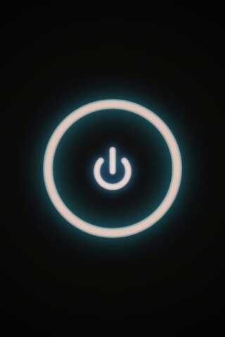 Горящая кнопка запуска обои