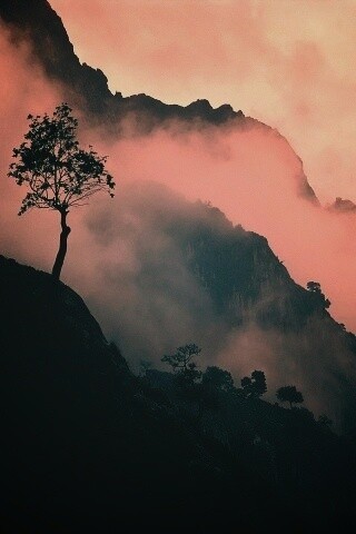 Сумерик в горах обои