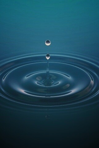 Упавшая капля обои