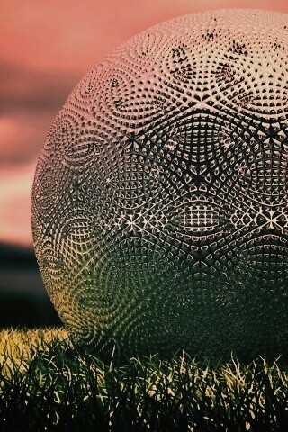 Металлический мяч для гольфа обои