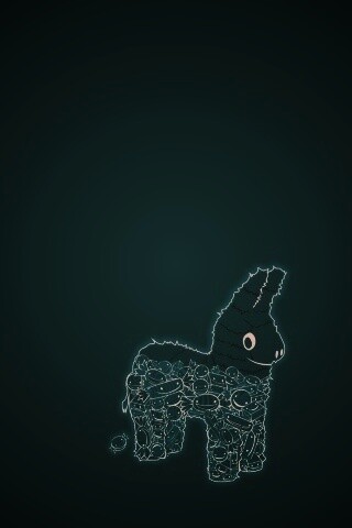 Кофеты прячутся в пинате обои