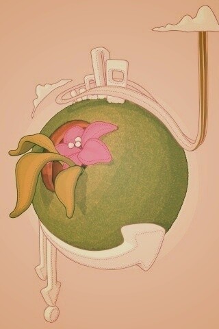 Зелёная планета обои