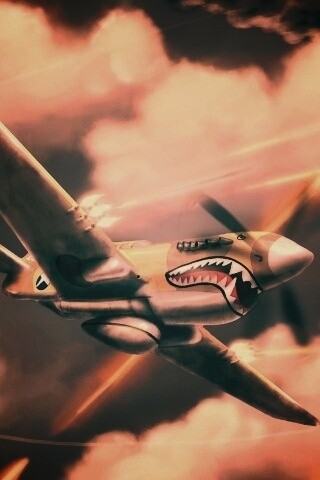 Истребитель акула обои