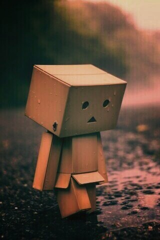 Картонный человечек обои