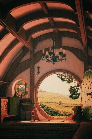 Дом хоббитов обои