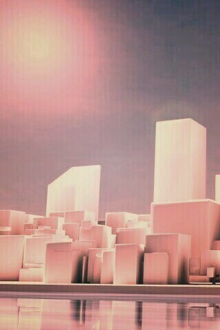 Картонный город обои