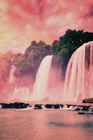 Водопады в джунглях обои