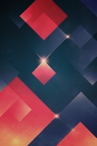 Красные и синие ромбы обои