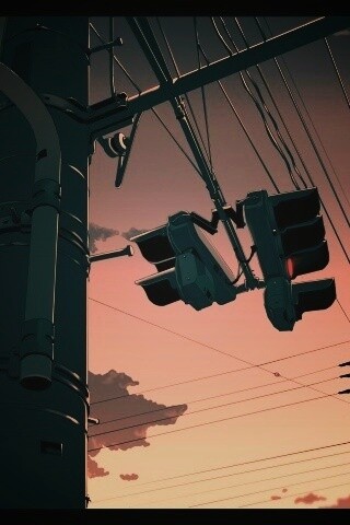 Красный свет обои