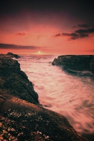 Каменистый пролив обои