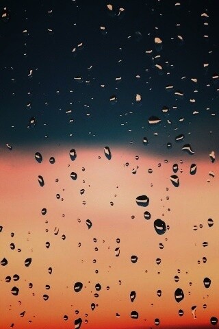 Капли на стекле обои